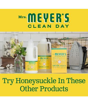 Mrs. Meyer's Honeysuckle Liquid Dish Soap, 16 fl. oz - Biodegradable Formula, Pack of 3 - Buy Online on GoSupps.com