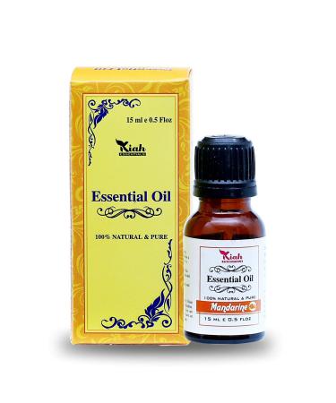 Ganga Ayurveda Kiah Essentials Tangerine Essential Oil 100% Natural and Therapeutic ||15 ML