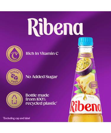  Ribena Ribena Pineapple & Passion Fruit Ready to Drink Bottle - 500ml - Buy Online on GoSupps.com