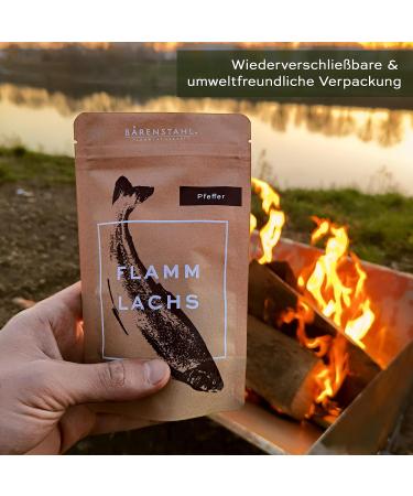 Strice Innovations eU B renstahl Flame Salmon Spices pepper 100 g premium Flame Salmon spice mixture with spices from around the world - Buy Online on GoSupps.com