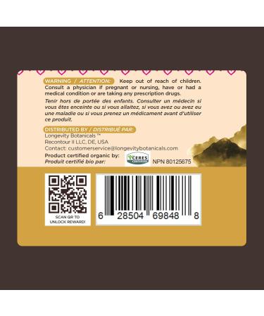 Organic Tremella Mushroom Capsules Supplement (120) | Fruiting Body 10:1 High Strength Snow Fungus Extract | 10% Beta-D Glucans | 9 000mg Raw Equivalent Per Serving | Skin Hydration & Brain Support - Buy Online on GoSupps.com