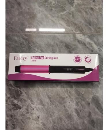 Farery Mini Curling Iron - 25mm Travel Size | Adjustable Temperatures & Ceramic Keratin Infusion for Short Hair - Buy Online on GoSupps.com