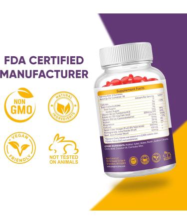 Keto ACV Gummies - Advanced Weight Loss & Belly Fat Burner - Sugar Free Gluten Free - Pro Active Apple Cider Vinegar Supplement (1000MG - Buy Online on GoSupps.com