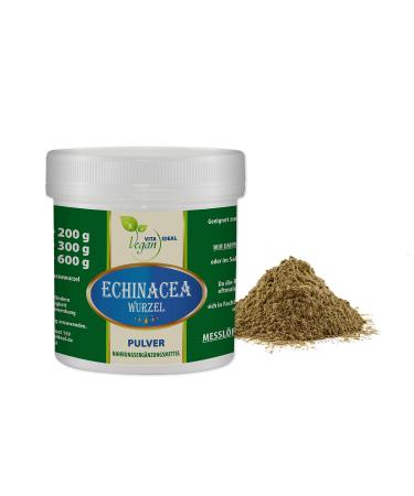 Vitainal vegan echinacea root powder (echinacea purpurea sun hat purple sun hat root) 300g including measuring spoons purely without additives.
