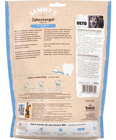 Sammy's Tooth Sticks for Dogs | Chew Bar Snack & Dental Care | Pack of 6 (300g Each) International Shipping Available - Buy Online on GoSupps.com