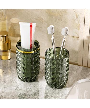 Portable Toothbrush Travel Case - Double-Cup Holders for Camping School & Bathroom - Non-Slip Storage Solution - Buy Online on GoSupps.com
