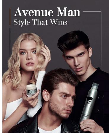 Extreme Hold Hair Spray for Men by Avenue Man - Extra Firm Hold for All Hair Types - Natural Extracts - Paraben-Free Formula - 9.00 oz - Buy Online on GoSupps.com