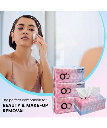 LOOKNOOK Disposable Face Towel 70 Count 6 Pack - Acne Fighting, Lint Free, Super Soft Makeup Towel for Sensitive Skin - Multipurpose Cleaning Cloth - 50% Thicker - 70 Count (Pack of 6) - Buy Online on GoSupps.com