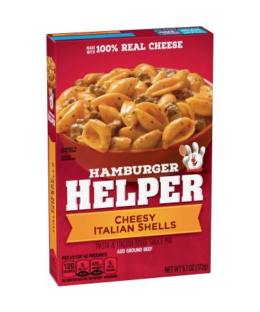 Betty Crocker Hamburger Helper, Cheesy Italian Shells Hamburger Helper, 6.1 oz