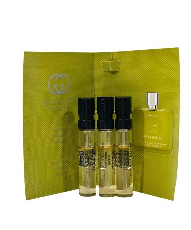 Gucci GUILTY MEN Elixir Sample Perfume 1.5 ml / 0.05 oz - set of 3 spray samples - Buy Online on GoSupps.com