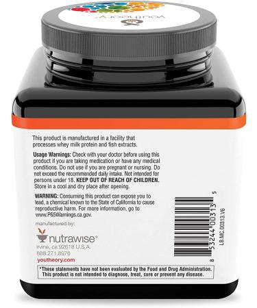 Youtheory Marine Collagen with 18 Amino Acids - 160 Count for Youthful Skin & Joint Support - Buy Online on GoSupps.com