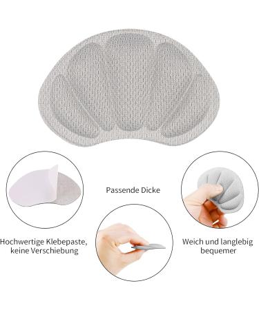 Metagio 7 Pairs Heel Cushions - Self-Adhesive Shoe Inserts for Men & Women Anti-Bubble Protection & Non-Slip Comfort for Oversized Shoes - Buy Online on GoSupps.com