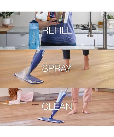 Bona Hardwood Floor Cleaner Refill - 128 fl oz - Residue-Free Cedar Wood Scent | Ideal for Wood Floors - Eco-Friendly Spray Mop Solution - Buy Online on GoSupps.com