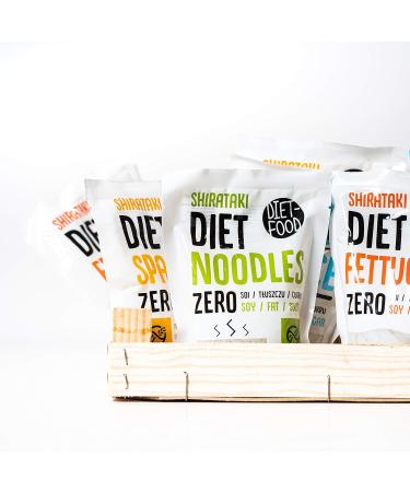 Shirataki Noodles - Low Carb Konjak Fettuccine | Vegan Fat-Free 200g - Healthy Diet Food - Buy Online on GoSupps.com