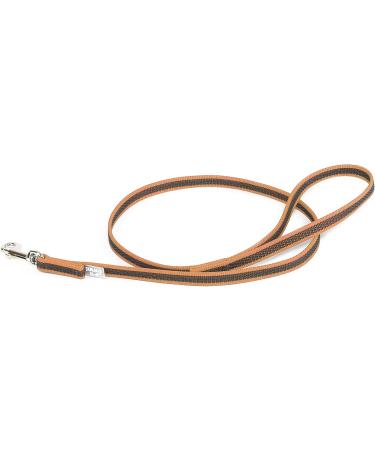Buy IDC Color & Gray Rubberized Leash - 14mm x 1m with Loop | Durable & Stylish Orange-Gray Dog Leash for International Shipping - Buy Online on GoSupps.com
