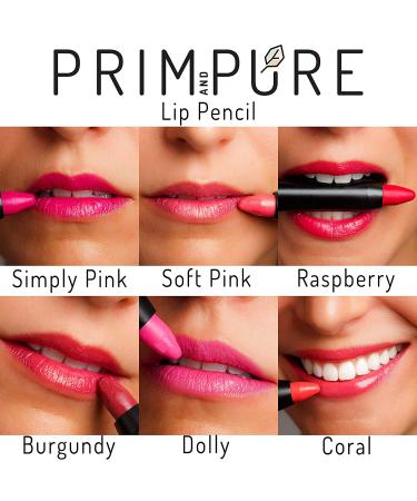 Prim and Pure Natural Lipstick Crayon Pencil for Women - Organic & All Natural Ingredients - Non-Toxic, Cruelty Free - Hydrating, Pigmented & Moisturizing - Made in USA (Coral) - Buy Online on GoSupps.com