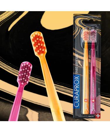 Curaprox CS 5460 Ultra Soft Manual Toothbrush - Marble Special Edition 2023 (2 Pack) | Best Soft Toothbrush for Gentle Cleaning - Buy Online on GoSupps.com