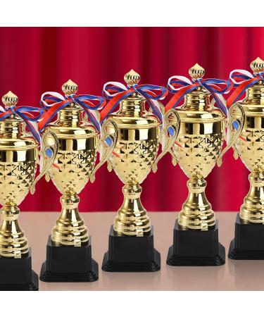 Fasmov Large Gold Trophy Cup - Ideal for Sports Tournaments & Competitions | 14.5 inches - Buy Online on GoSupps.com