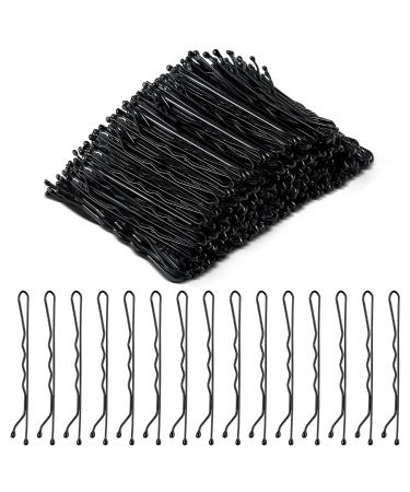 1000 Pcs Black Bobby Pins Hair Pins Suitable Bobby Pin Invisible Hair Pain Hairpin Barrettes for Women Invisible Wave Black Hair Clips Thick Long Short Hair Accessories