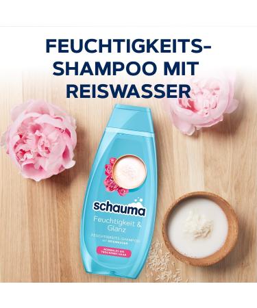  Schauma Schauma Moisturizing and Shine Shampoo (5 x 400 ml) Rice water shampoo gently cleanses the scalp Shampoo for shiny and healthy hair - Buy Online on GoSupps.com