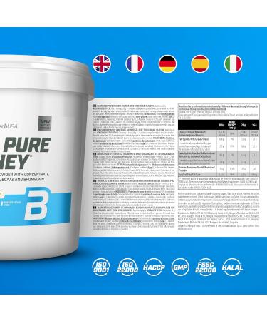 BiotechUSA 100% Pure Whey Protein Powder - 21g Protein BCAA & Glutamine Gluten-Free Palm Oil-Free Bourbon Vanilla 4 kg - International Shipping Available - Buy Online on GoSupps.com