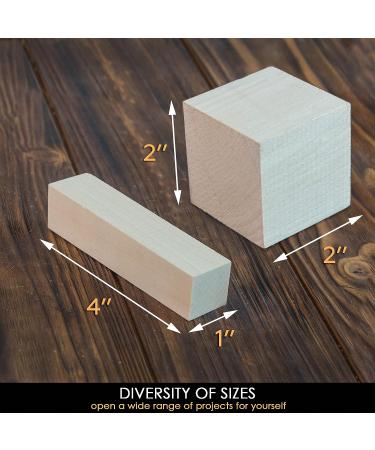 BeaverCraft 18pcs Basswood Carving Blocks - Whittling Wood Kit for Wood Carving and Whittling Set - Buy Online on GoSupps.com