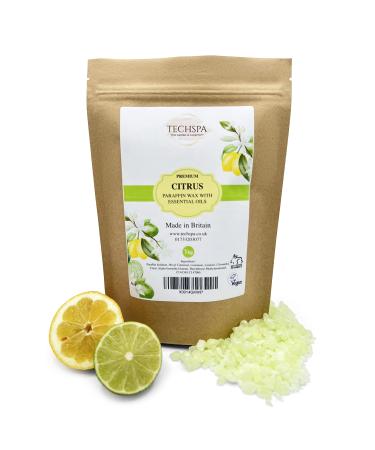 Techspa Citrus Paraffin Wax Skin Therapeutic Treatment for Hands and Feet 1kg