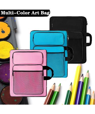 TreochtFUN Kids Art Portfolio 15x18 - A3 Organizer Case for Child Artwork - Black Art Bag with Tote and Backpack - Buy Online on GoSupps.com