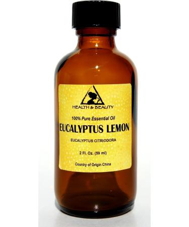 Eucalyptus Lemon Essential Oil Aromatherapy Therapeutic Grade 100% Pure Natural 2 oz 59 ml - Buy Online on GoSupps.com