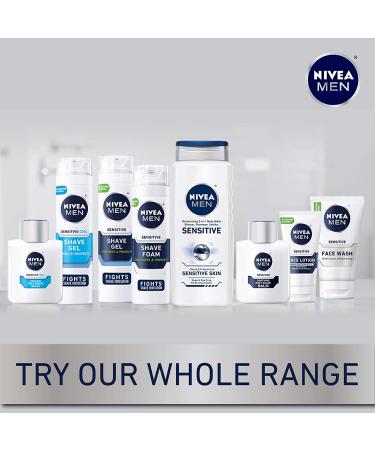 NIVEA MEN Sensitive Shave Foam 6 Pack - Soothing Chamomile & Witch Hazel Extracts - Buy Online on GoSupps.com