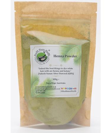 Henna Powder (100% Pure Henna Leaves) 100g - Buy Online on GoSupps.com