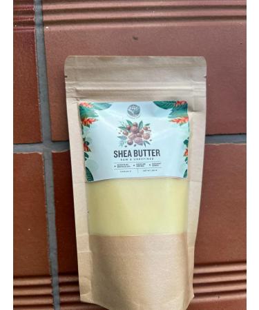 100% Pure Raw & Unrefined Shea Butter by Gemellare Group - Organic Food Grade Eco-Friendly 250g | Cruelty-Free International Shipping - Buy Online on GoSupps.com