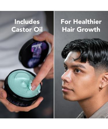 BluMaan Fifth Sample Men's Hair Pomade - High Hold, Low Shine, 2.5 oz - For All Hair Types, Including Thick Curly Hair - Water Based, Easy to Wash Out - Buy Online on GoSupps.com