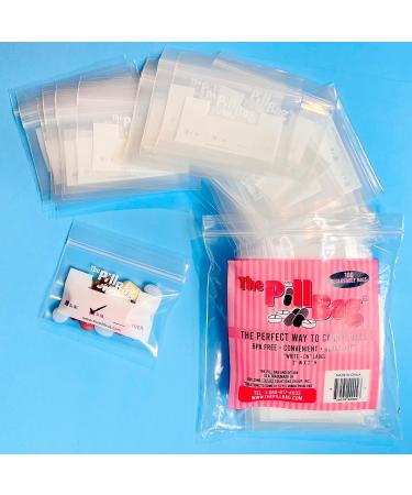 Buy The Pill Bag | 100 Pack | Reusable Waterproof & Portable Pill Organizer for Travel & Daily Use - Buy Online on GoSupps.com