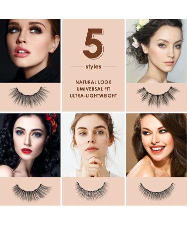 Magnetic SL Magnetic Eyelashes & Eyeliner Kit - Natural Look, Waterproof, Reusable, Long-Lasting - 13 Piece Set - Buy Online on GoSupps.com