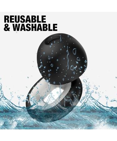 Buy Noise Cancelling Ear Plugs for Sleeping | Reusable Silicone Hearing Protection | NRR 28db for Snoring Concerts & Travel - S/M/L/XL Tips Included - Buy Online on GoSupps.com