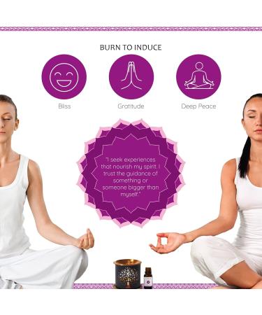 Crown Chakra Essential Oil Diffuser Blend by Aromafume | 3 x 10ml/0.33 fl oz | Sahasrara | Aromatherapy Oils for Chakra Balance | Lavender & Jasmine Extracts | Chakra Incense for Meditation, Yoga - Buy Online on GoSupps.com