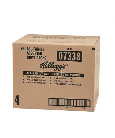Kellogg's Family Cereal Assortment Pack - 96 Count Breakfast Cereal | Buy Online - Buy Online on GoSupps.com