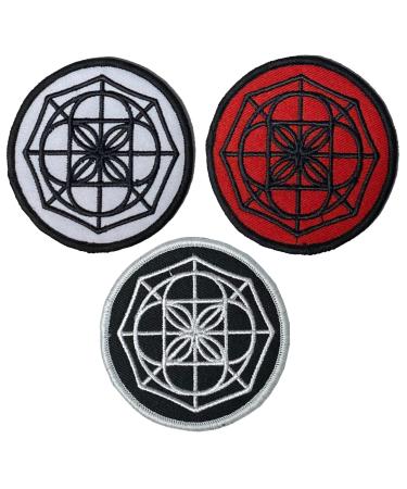Sedroc Kenpo Karate Universal Patches - 3 Pack