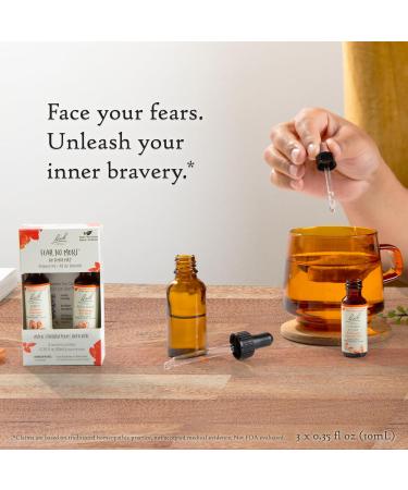 Bach Original Flower Remedies Fear No More Trio Kit For Courage & Bravery (Non-Alcohol Formula) Natural Homeopathic Flower Essence Vegan 3 x 10mL Droppers Fear No More (Aspen Cherry Plum Rock Rose) 10 mL (Pack of 1) - Buy Online on GoSupps.com