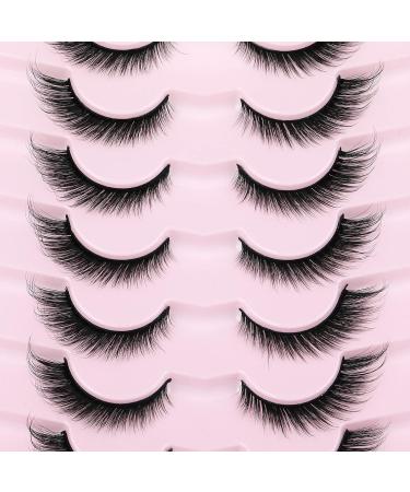 Fox Eye Lashes - EYDEVRO 15mm Mink Angel Wing False Eyelashes for Natural Cat Eye Look - Buy Online on GoSupps.com