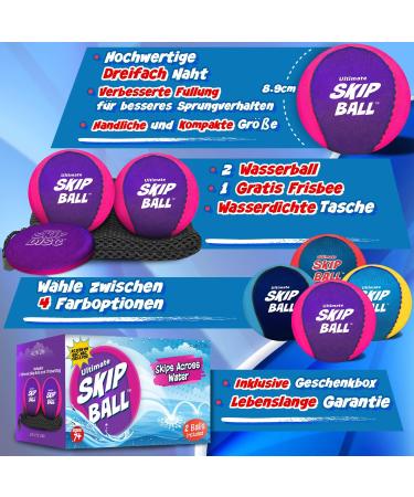 Ultimate Jumping Ball 2-Pack - Perfect for Beach Lake & Pool Fun - Pink/Purple | Create Lasting Memories with Friends & Family - Buy Online on GoSupps.com