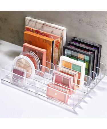 TUZAZO 2 Pack Acrylic Eyeshadow Palette Makeup Organizer - 7-Section Holder for Cosmetics & Sunglasses - Buy Online on GoSupps.com