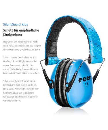 Reer Girls Ear Protection - Comfortable Blue Hearing Protection for Kids - 1 Piece - Buy Online on GoSupps.com