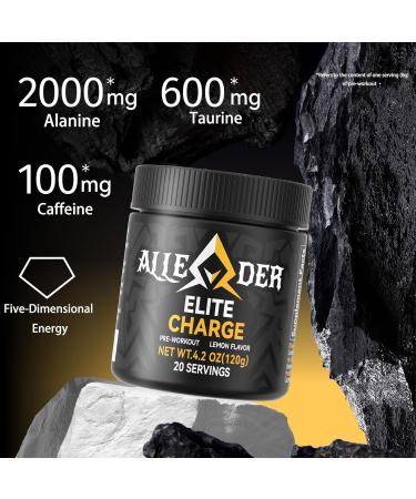 Alleader Elite Charge Pre-Workout 120g - Buy Online on GoSupps.com