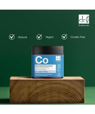 Dr Botanicals Cocoa & Coconut Superfood Reviving Hydrating Mask 60ml - Buy Online on GoSupps.com