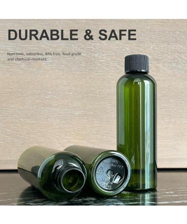 5 x 100ml Recycled Plastic Bottles - Refillable Travel Containers for Toiletries Liquids & Cosmetics | BPA-Free Airline Safe - Buy Online on GoSupps.com