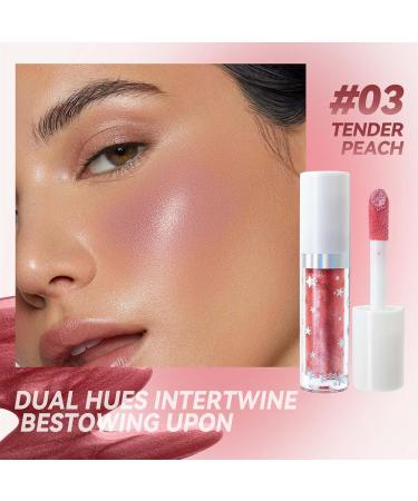  G n rique Liquid Blush Fluid Blush for Cheeks Long-Lasting Blush | Liquid Blusher Shimmer Red Stick Light Misty Naturally - Skulpta - Look For Beauty-faire -up - Buy Online on GoSupps.com