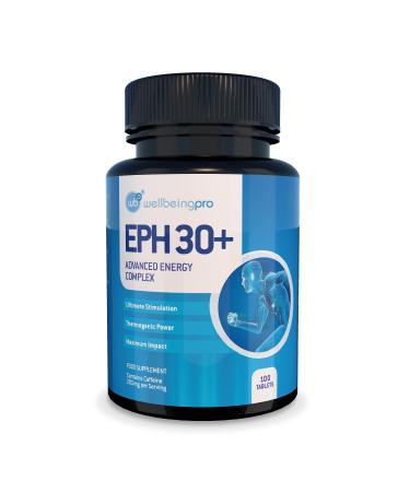WBP Eph30+ (Up to 3 Months+ Supply) - Advanced Energy Complex - Super Strength Keto Diet & Weight Loss Tablets - Vegan Friendly UK Made Supplement (Bottle - 100 Tablets)