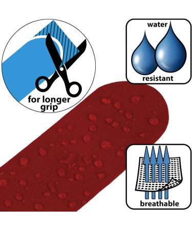 BB Sport Kinesiology Tape 5 cm x 5 m - Elastic & Waterproof Muscle Support - Red | E-book & Brochure Included - International Shipping Available - Buy Online on GoSupps.com